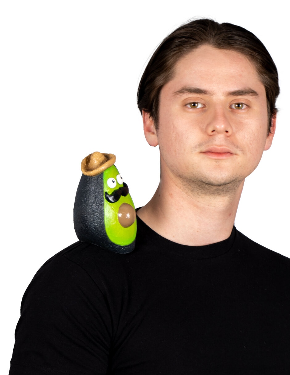 Shoulder buddy para disfraz de Shoulder Buddy Aguacatito Mundial REV